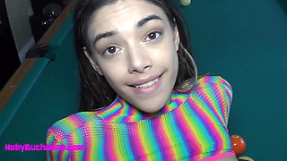 95 Lb Harmony Wonder Tight Pussy Pounded & Face Fucked Hard By Daddy - Hoby Buchanon