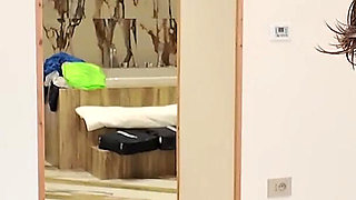 Aunt Unmasks the Perverse Plan of the Young Man and His Friend to See Her Naked in the Sauna