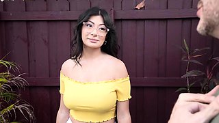 Banging my girlfriends hot friend in the kitchen