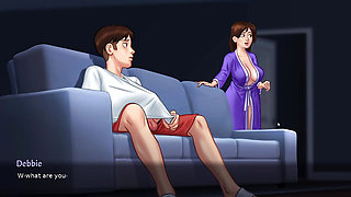 new step mom and step son  make amazing seen in summertime saga part 6