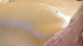 Hot Dd Lady Squirts and Cums Over and Over During Erotic Sex Toy Massage