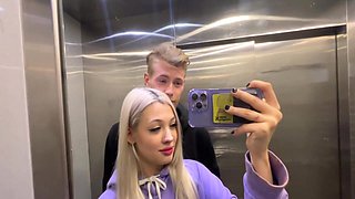 Beautiful Russian Blond hair babe hot video