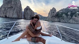 Italian Skipper Fucks American Tourist On His Boat