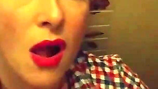 Hot MILF POV Toilet Club Masturbation