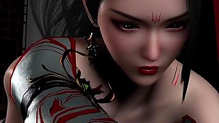 Lustful Warrior Want to Ride a Big Cock - 3D Animation