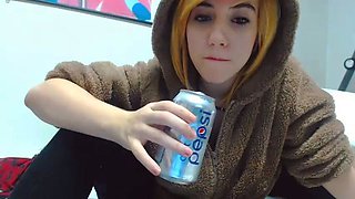 Great Big Boobs On Masturbating Redhead