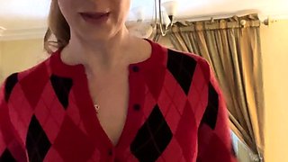 Pregnant Redhead Webcam Masturbation