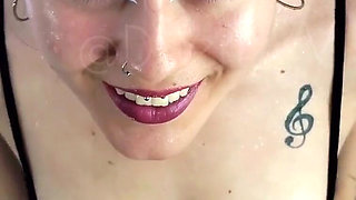 Pissing in the Slut's Mouth, She Swallows It All!!!!