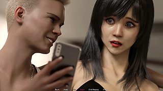 Busty animated girls engage in oral sex, degradation, and rough play in 3D cartoon