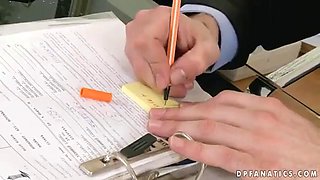 Secretary gets double penetrated: Big Ass, Blowjob  Anal Porn