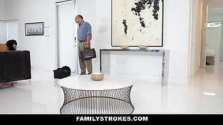 Mexican step-mother with huge butt and Big Tits helps her stepson