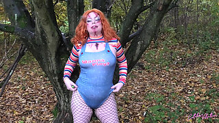 Catalia Smoking Dressed up in Cosplay