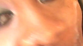 Ebony beauty likes to feel deep and hard BBC blowbang