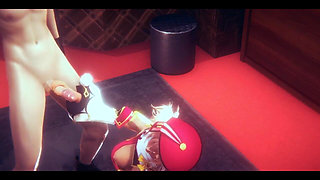 Genshin Impact Hentai - Yangfei Handjob and Fucked - Japanese Asian Manga Anime Film Game Porn