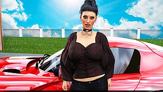 Three-dimensional anime hentai with wild cougars and maids