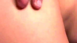 Busty blonde teen Emma Heart sucks and fucks cock for cum