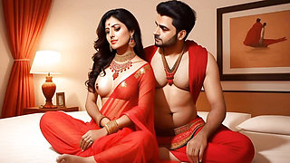 Hot indian housewife excited for sex with office boss