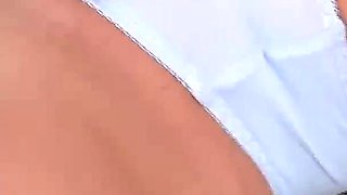 Even the Shape of the Clitoris Is Clearly Visible! Masturbation Through Pants 4