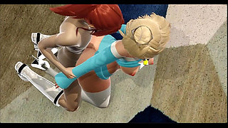 Mario Bross Hentai - Rosalina Blowjob & Fucked Cum in His Mouth and Pussy - Japanese Asian Manga Anime Film Game Porn