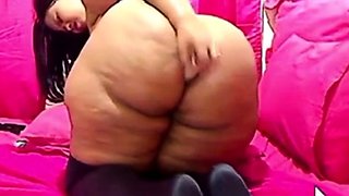 Big Black BBW Booty on Cam