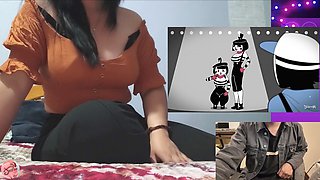 Porn reaction, gamer girl fucked, circus