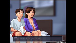 Summertime Saga Stepmom Dabbie Gets a Big While Cock