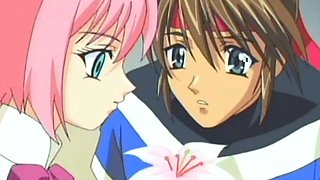 Horny anime slut fucking