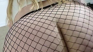 Thick & Juicy - Fishnet PAWG Twerk & Strip Show - Ass Bouncing Like Crazy!