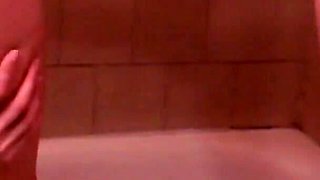 Lesbians Do It Until Orgasm Dildo Anal, Double Dildo Bathtub