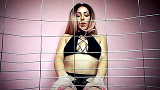 Merciless goddess in lingerie loves to humilate and punish