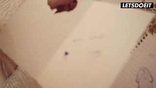 Lesbian Girlfriends Share Dildo and Reach Orgasm - A BABE KNOWS