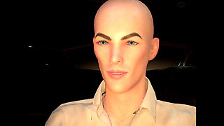 52 Yo Mature Bald Woman with Big Tit and Nipples Fuck Anyoung Artist