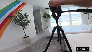 Latina Spinner Tries Out To Be A Professional Walking Sex Doll