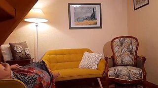 Blonde Mature Wife Dancing and Fucking in 4K - German Amateur Homemade Sex