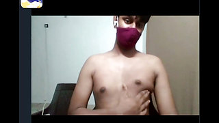 nude indian guy jerks off squeezing his his perky nipples