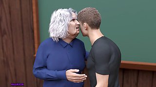 MissKitty2K teaches a lesson at Lust Academy with intense animation