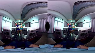 Detour Off The Fans Thanksgiving Day Bus Part 1; Japanese Double Handjob And Blowjob Ffm
