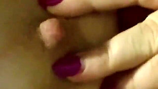 Squeezing My Big Boobs Twisting My Hard Nipples