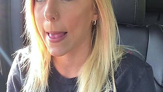 Blonde teen Sierras first erotic masturbation video