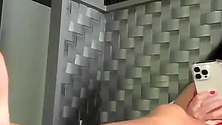 Eating, Ignoring, Foot, Soles in Your Face in Red Mini Dress