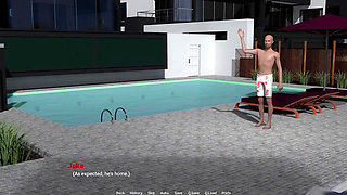 Stepmom Can't Resist Beating My Meat- Away From Home #12 Gameplay