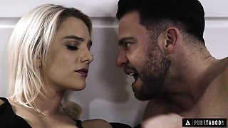 Lissome Seth Gamble and Kenna James's pussy eating clip
