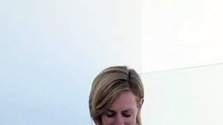 Blonde emo amateur solo masturbation