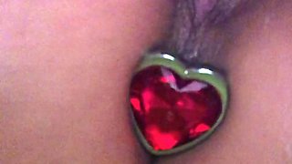 Girls Out West Amateur double toy masturbation