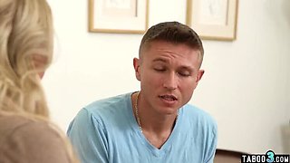 Busty MILF Alura Jenson fucks stepson in wild anal taboo roleplay