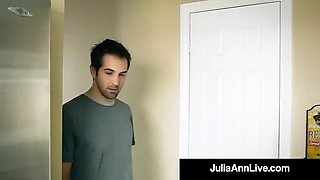 Mouth Fucking StepMommy Julia Ann Sucks Face Fucks Step Son