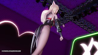 [mmd] 4l (4ladies) - Move Ahri Sexy Striptease League of Legends Hentai Uncensored 4K 60fps
