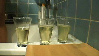 3 Glasses Full of Piss for You