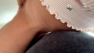 She Moans Climaxes and Pisses All Over My Cock.