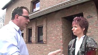 Red hair milf big dick sucking anal penetrated